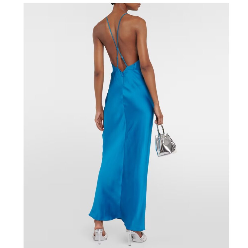 NEW Simkhai Giana satin gown backless dress size 6